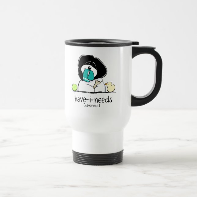 Taza De Viaje Have-i-Needs Havanese Off-Leash Art™ (Derecha)
