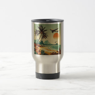 Taza De Viaje Hawai vintage/Tropical