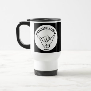 Taza De Viaje Hawaii - Practica Aloha Shaka (suelta)