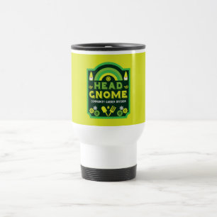 Taza De Viaje Head Garden Gnome Community Garden