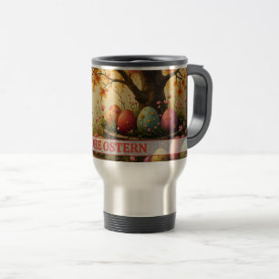 Taza De Viaje Hechizo de flores primaverales con esplendor de hu