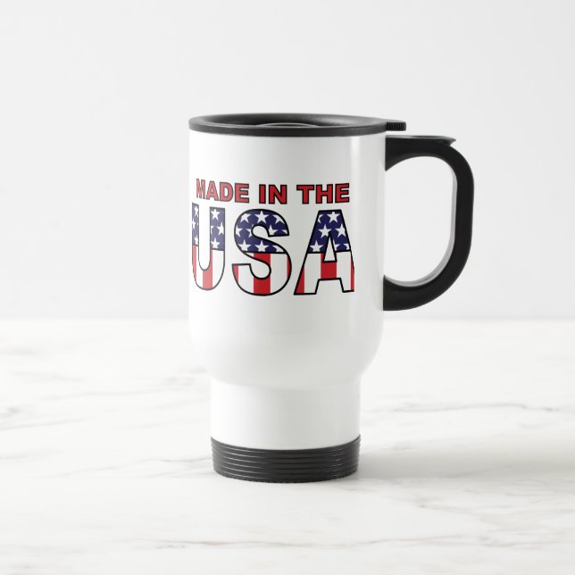 Taza De Viaje Hecho en Estados Unidos (Derecha)