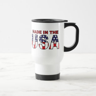 Taza De Viaje Hecho en los E.E.U.U.
