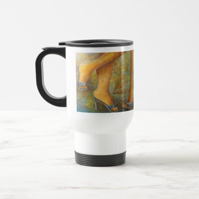 Taza De Viaje Hecho para sin llamar (Izquierda)