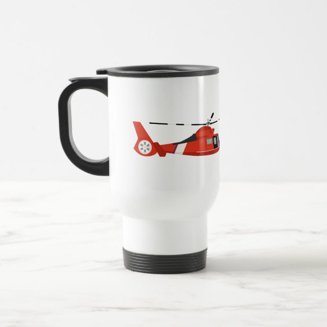 Taza De Viaje Helicóptero de guardacostas (Izquierda)