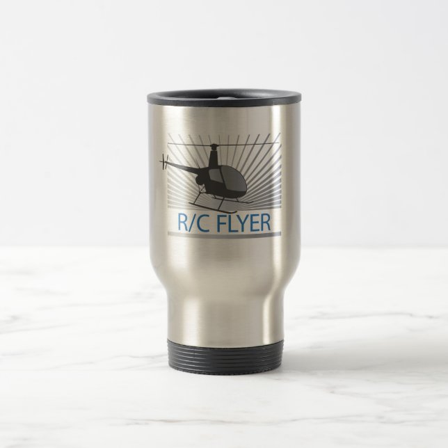 Taza De Viaje Helicóptero del aviador de R-C (Centro)