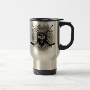 Taza De Viaje Hellish Hockey Goalie