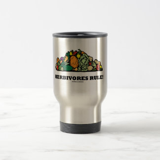 Taza De Viaje ¡Herbivores Regla! (Pila De Verduras)