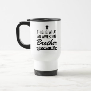 Taza De Viaje Hermano Increíble – Regalo Divertido Personalizado