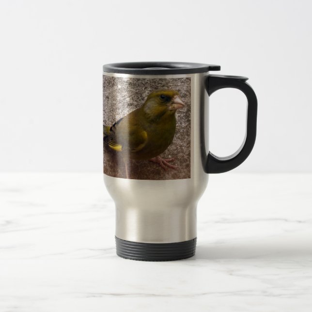 Taza De Viaje Hermosa Finch (Derecha)