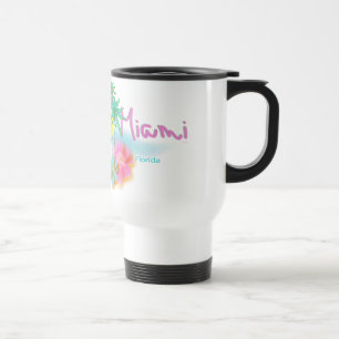 Taza De Viaje Hermosa Miami Florida