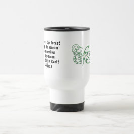 Taza De Viaje Hermoso poema de Wiccan