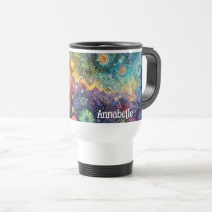 Taza De Viaje Hermoso y colorido regreso a la escuela