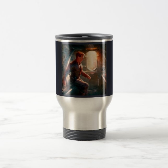 Taza De Viaje Héroe de SF (Centro)