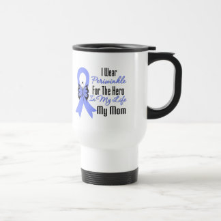 Taza De Viaje Héroe del esófago de la cinta del cáncer mi mamá