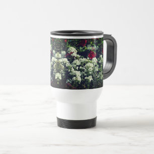 Taza De Viaje Hibiscus Y Flores Phlox Personalizadas