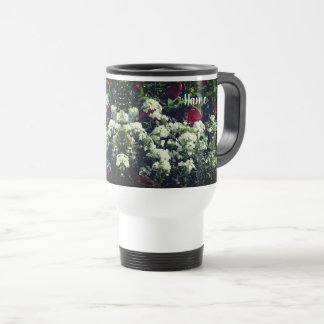 Taza De Viaje Hibiscus Y Flores Phlox Personalizadas
