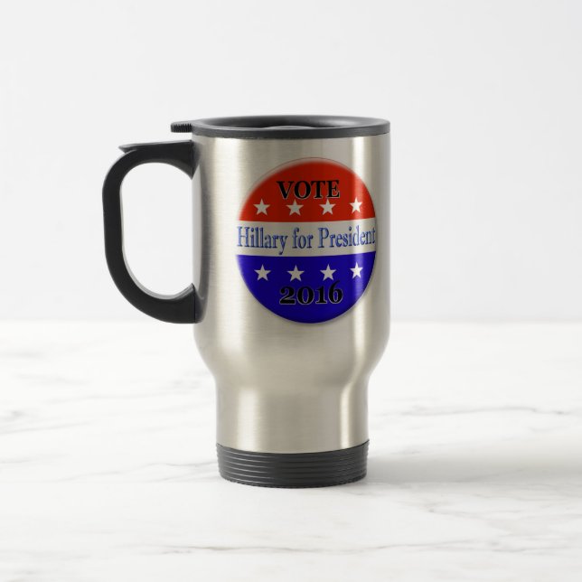 TAZA DE VIAJE HILLARY PARA EL PRESIDENTE 2016 (Izquierda)