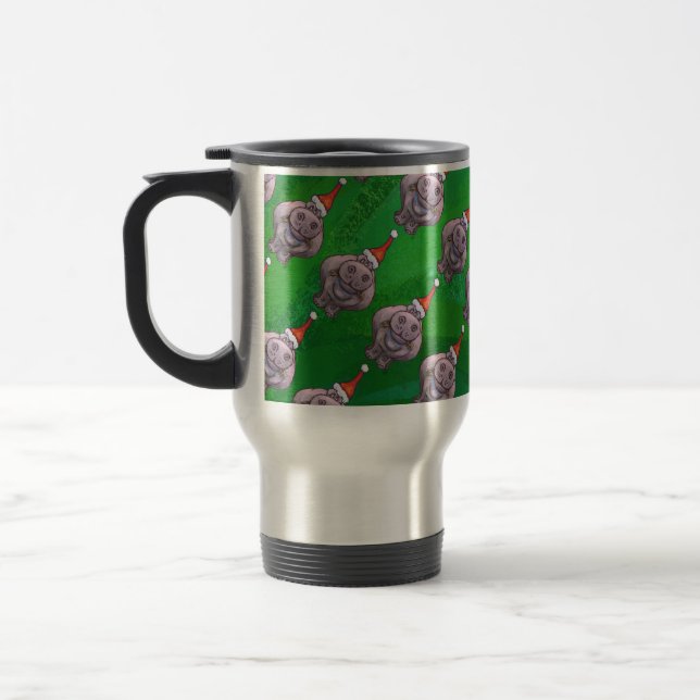 Taza De Viaje Hipo festivo en verde (Izquierda)