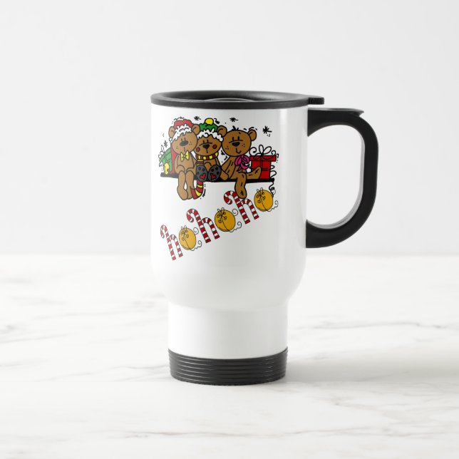 Taza De Viaje Ho Ho Ho Ho Teddy Bears (Derecha)