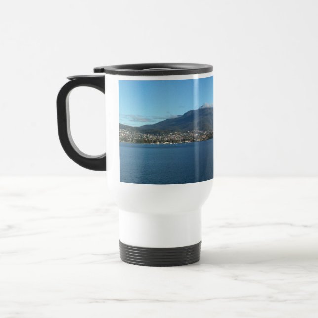 Taza De Viaje Hobart, Tasmania Café Mug (Izquierda)