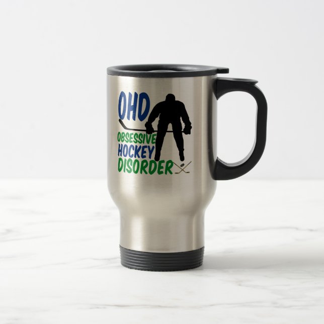 Taza De Viaje Hockey divertido (Derecha)