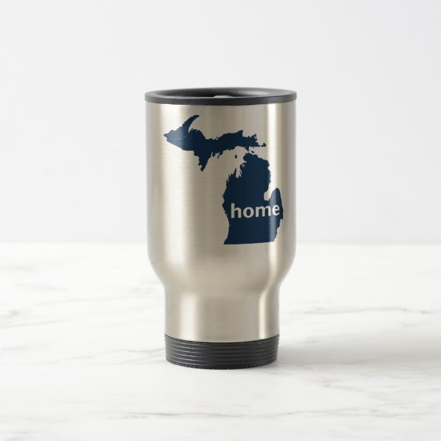 Taza De Viaje Hogar de Michigan (Centro)