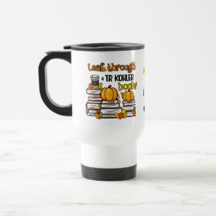 Taza De Viaje Hoja a través de un libro TR Kohler