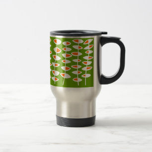 Taza De Viaje Hoja alterna - Blanco y Naranja en verde 669900