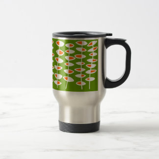 Taza De Viaje Hoja alterna - Blanco y Naranja en verde 669900