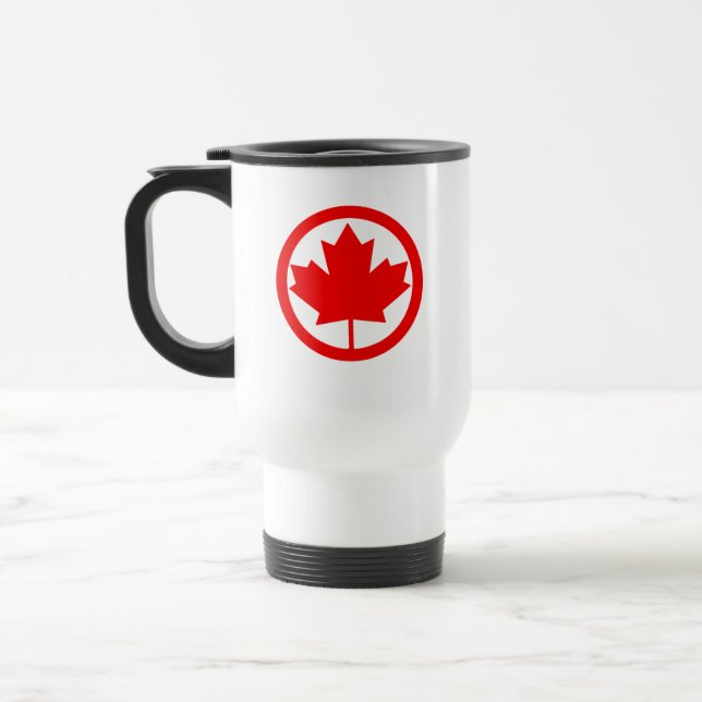 Taza De Viaje Hojas de arce de Canadá (Izquierda)