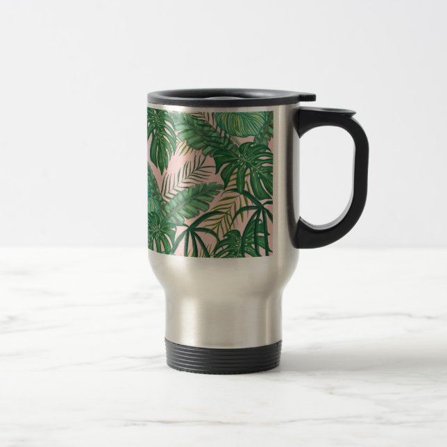 Taza De Viaje Hojas tropicales (Derecha)