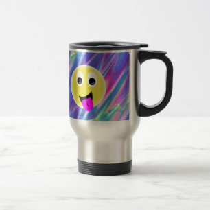 Taza De Viaje Holograma de emoji