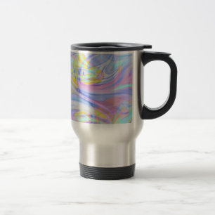 Taza De Viaje holograma pastel
