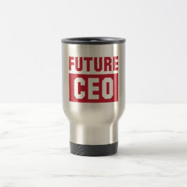 Taza De Viaje Hombre de negocios futuro del director general del