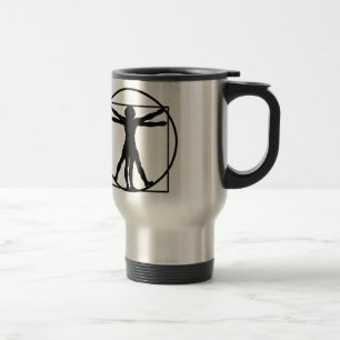 Taza De Viaje Hombre de Vitruvian