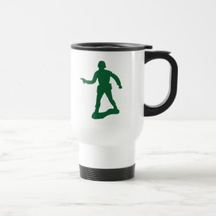 Taza De Viaje Hombre del Ejército Verde