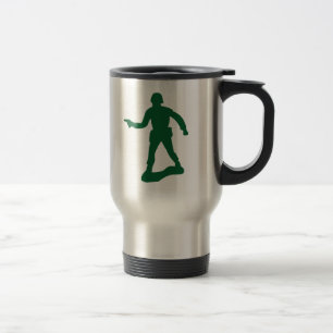 Taza De Viaje Hombre del Ejército Verde