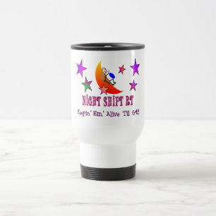 Taza De Viaje Hombre del palillo de la LUNA del RT del turno de