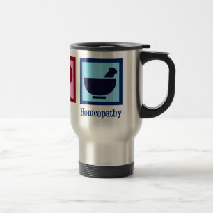 Taza De Viaje Homeopath Peace Love Homeopathy