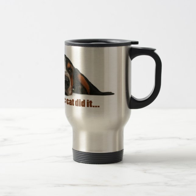 Taza De Viaje Honesto, el gato lo hizo (Derecha)