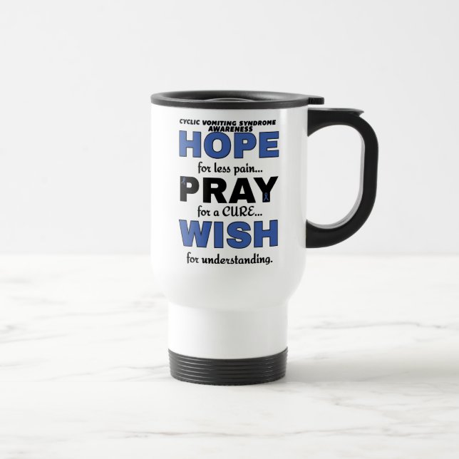 Taza De Viaje Hope Pray Wish...CVS Travel Mug (Derecha)