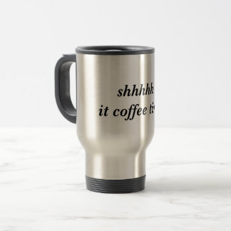 Taza De Viaje horario de café.