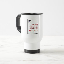 Taza de viaje Horizon Prevails para inversores