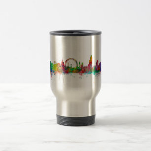 Taza De Viaje Horizonte de Londres Inglaterra