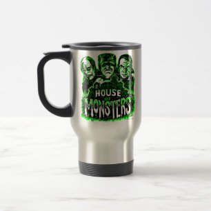 Taza De Viaje Horror clásico de la Casa de los Monstruos
