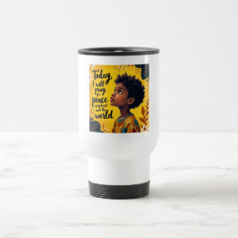 Taza De Viaje Hoy alabaré a Dios.