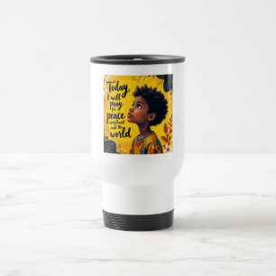 Taza De Viaje Hoy alabaré a Dios.