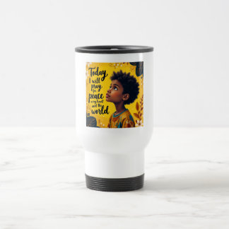 Taza De Viaje Hoy alabaré a Dios.