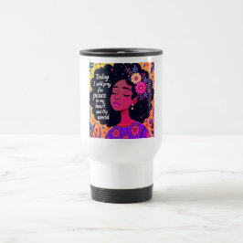 Taza De Viaje Hoy rezaré por la paz en mi corazón y